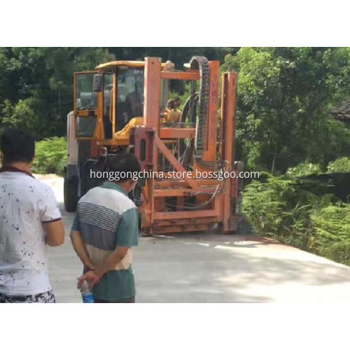 Highway Repair Tool Guardrail Pile Driver